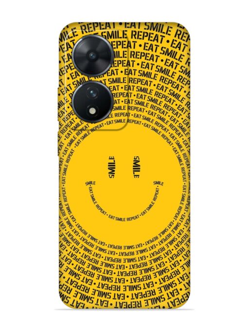 Smiley Embossed Soft Silicone Case for Vivo T2 (5G)