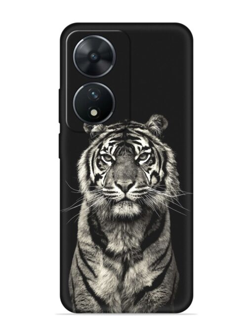 Tiger Art Embossed Soft Silicone Case for Vivo T2 (5G) Zapvi