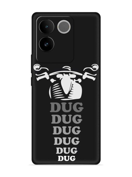 Dug Dug Dug Embossed Soft Silicone Case for Vivo T2 Pro (5G) Zapvi