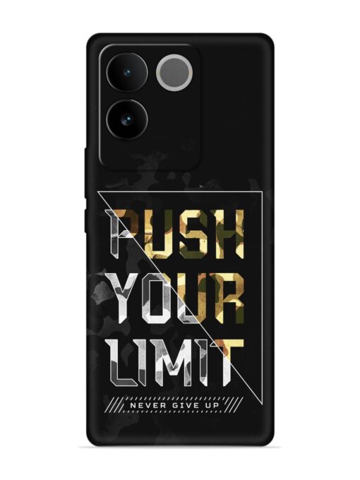 Push Your Limits Embossed Soft Silicone Case for Vivo T2 Pro (5G)