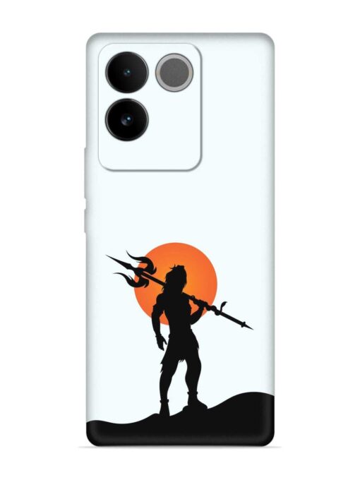 Lord Mahadev Trendy Embossed Soft Silicone Case for Vivo T2 Pro (5G) Zapvi