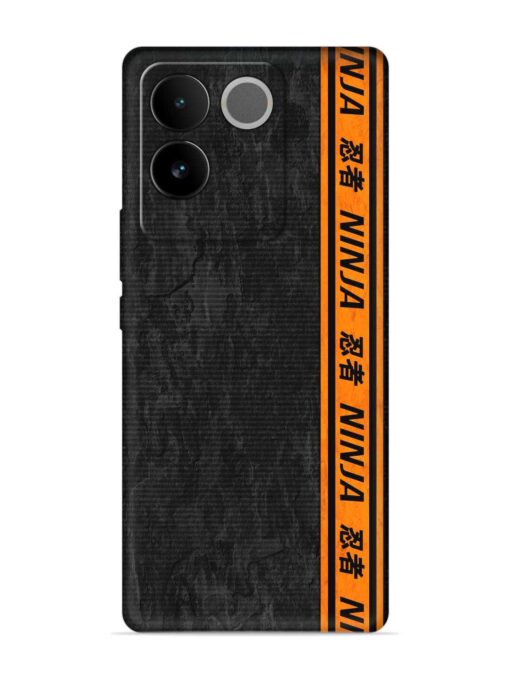 Ninja Srtips Embossed Soft Silicone Case for Vivo T2 Pro (5G) Zapvi