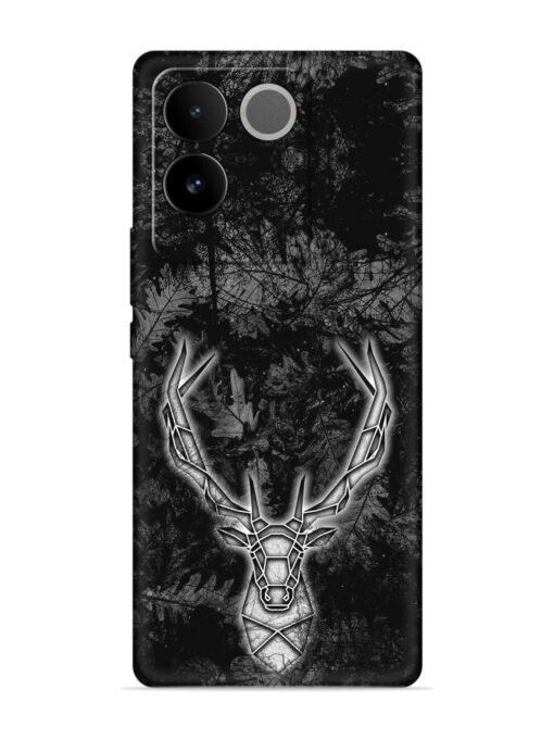 Ancient Deer Embossed Soft Silicone Case for Vivo T2 Pro (5G)