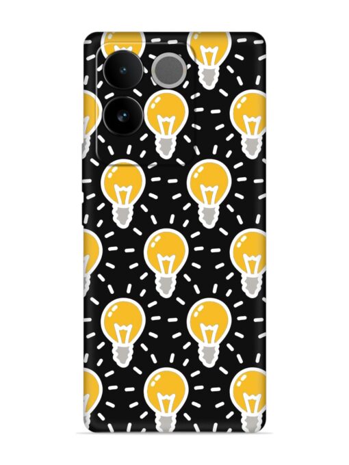 Light Bulb Seamless Embossed Soft Silicone Case for Vivo T2 Pro (5G) Zapvi