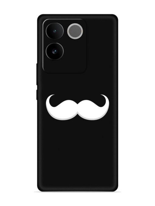 Mustache Vector Embossed Soft Silicone Case for Vivo T2 Pro (5G) Zapvi