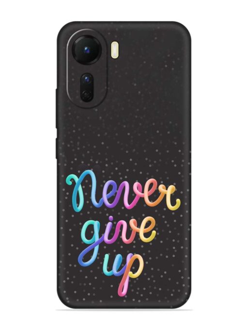 Colorful Stylized Rainbow Embossed Soft Silicone Case for Vivo T2X (5G)