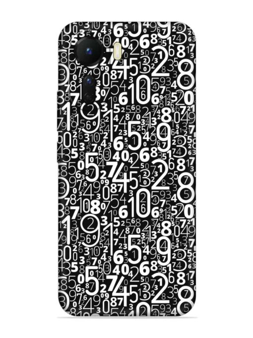 Many Numbers Different Embossed Soft Silicone Case for Vivo T2X (5G)