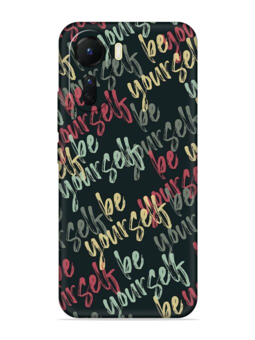 Yourself Seamless Embossed Soft Silicone Case for Vivo T2X (5G) Zapvi