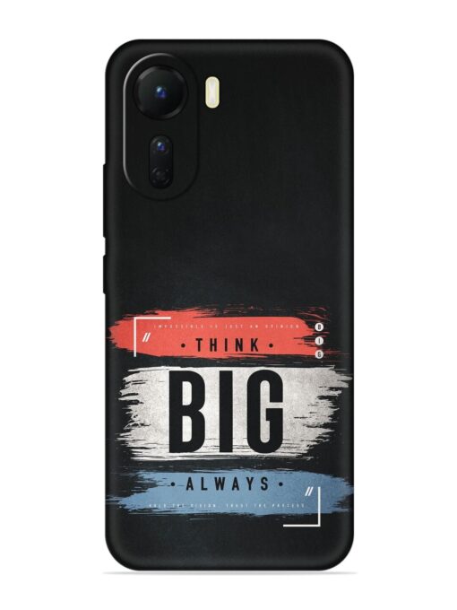 Think Big Always Embossed Soft Silicone Case for Vivo T2X (5G)