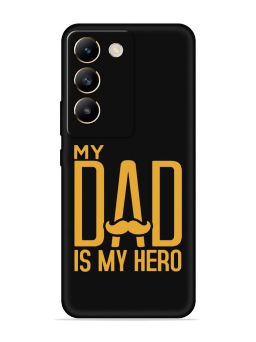 My Dad Is My Hero Embossed Soft Silicone Case for Vivo T3 (5G)