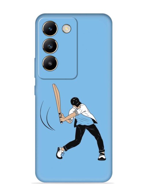 Cricket Gully Boy Embossed Soft Silicone Case for Vivo T3 (5G)