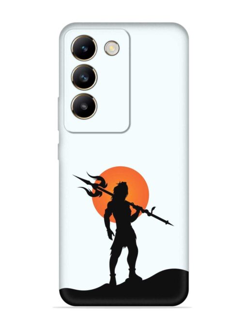 Lord Mahadev Trendy Embossed Soft Silicone Case for Vivo T3 (5G)