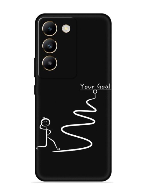 Your Goal Embossed Soft Silicone Case for Vivo T3 (5G)