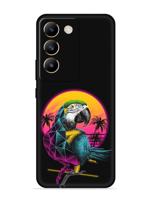 Rad Parrot Embossed Soft Silicone Case for Vivo T3 (5G)