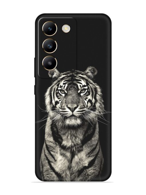 Tiger Art Embossed Soft Silicone Case for Vivo T3 (5G) Zapvi