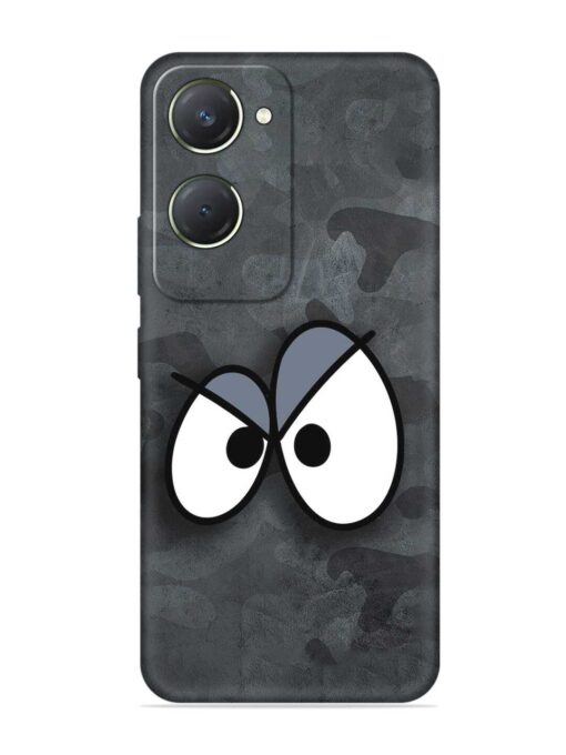 Big Eyes Night Mode Embossed Soft Silicone Case for Vivo T3 Lite (5G) Zapvi