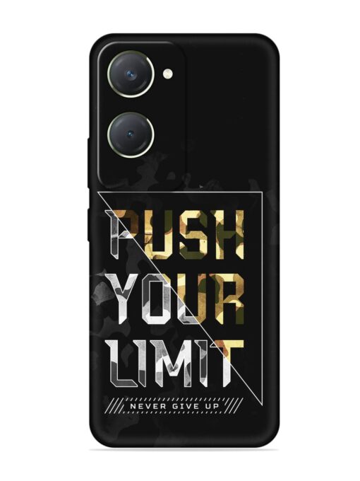 Push Your Limits Embossed Soft Silicone Case for Vivo T3 Lite (5G) Zapvi