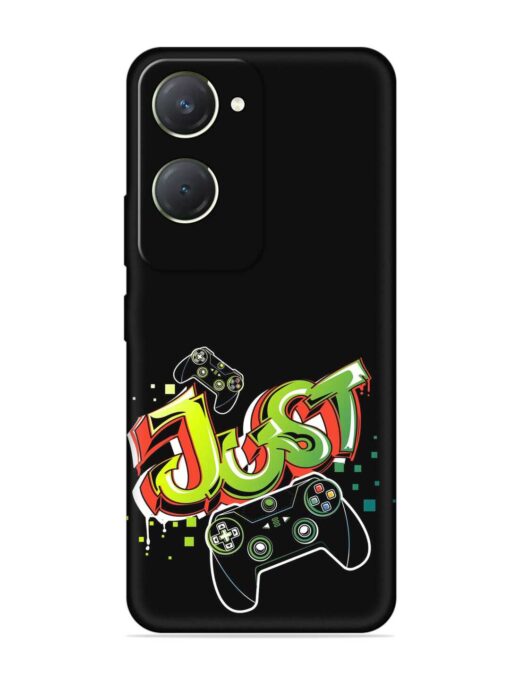 Graffiti Gamepad Illustration Embossed Soft Silicone Case for Vivo T3 Lite (5G) Zapvi