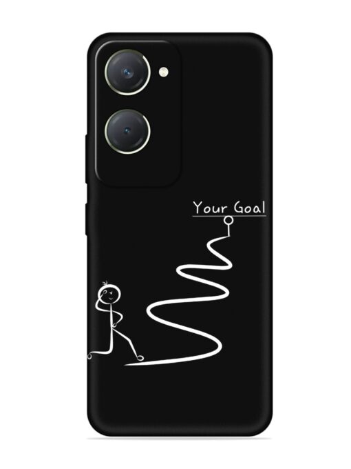 Your Goal Embossed Soft Silicone Case for Vivo T3 Lite (5G)