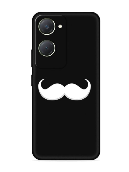 Mustache Vector Embossed Soft Silicone Case for Vivo T3 Lite (5G) Zapvi