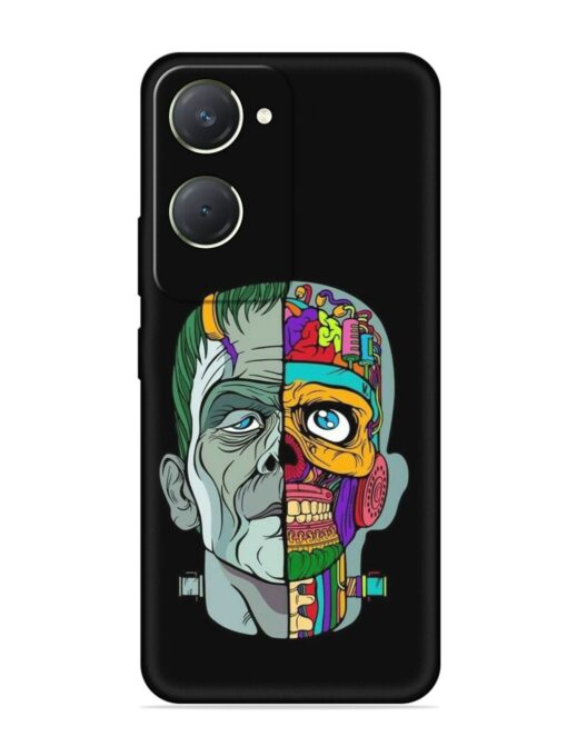 Men Vs Skull Embossed Soft Silicone Case for Vivo T3 Lite (5G) Zapvi