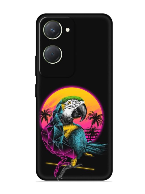 Rad Parrot Embossed Soft Silicone Case for Vivo T3 Lite (5G)