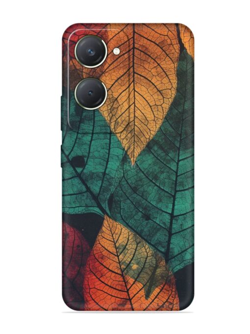 Leaves Artwork Embossed Soft Silicone Case for Vivo T3 Lite (5G) Zapvi