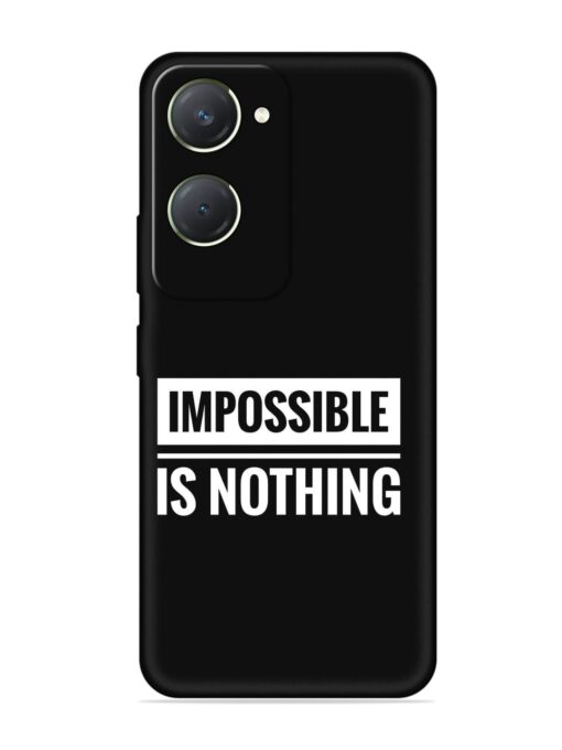 Impossible Is Nothing Embossed Soft Silicone Case for Vivo T3 Lite (5G) Zapvi