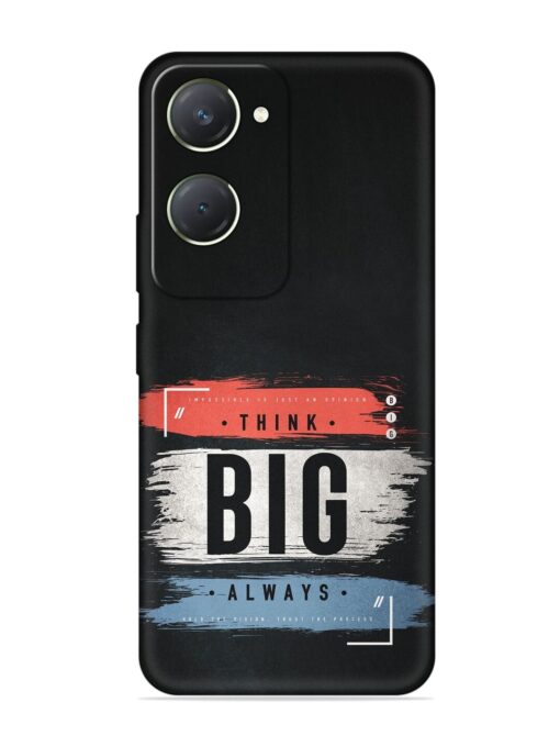 Think Big Always Embossed Soft Silicone Case for Vivo T3 Lite (5G)