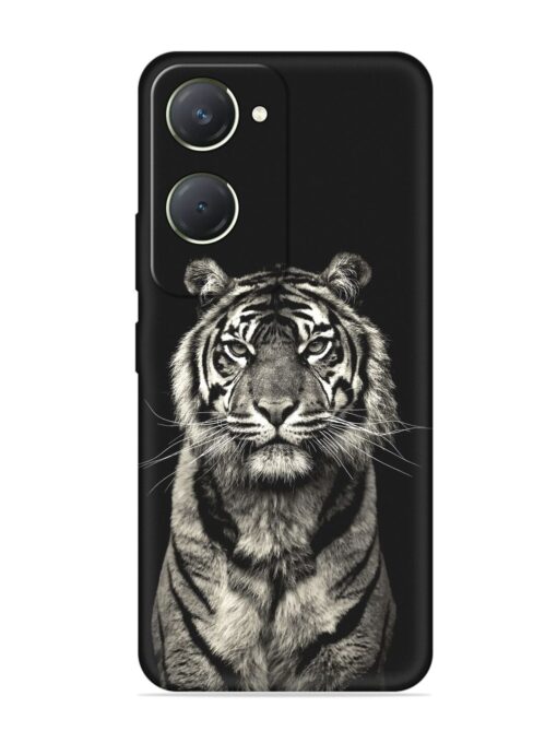 Tiger Art Embossed Soft Silicone Case for Vivo T3 Lite (5G)