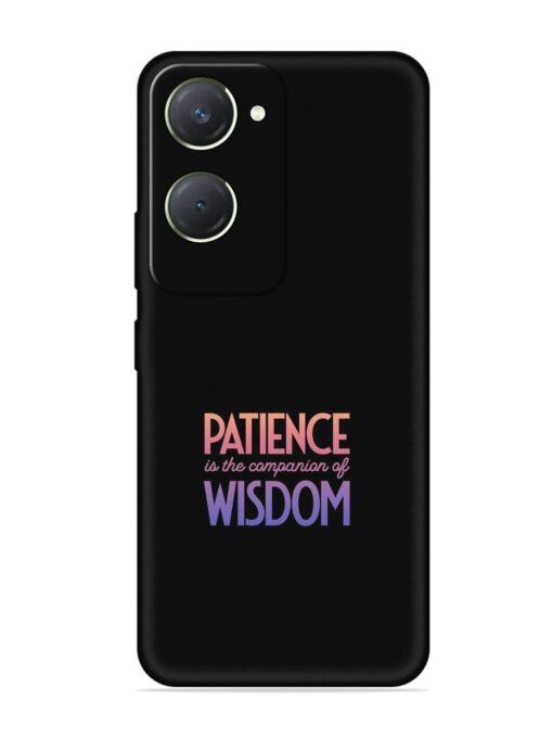 Patience Is The Embossed Soft Silicone Case for Vivo T3 Lite (5G)