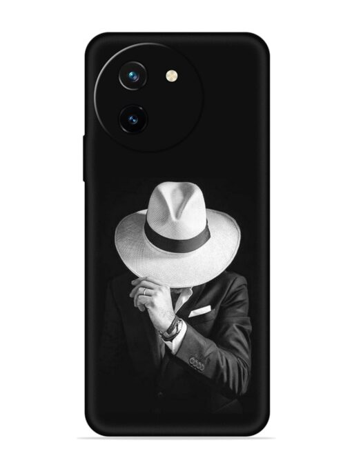 Men Under Hat Embossed Soft Silicone Case for Vivo T3X (5G) Zapvi