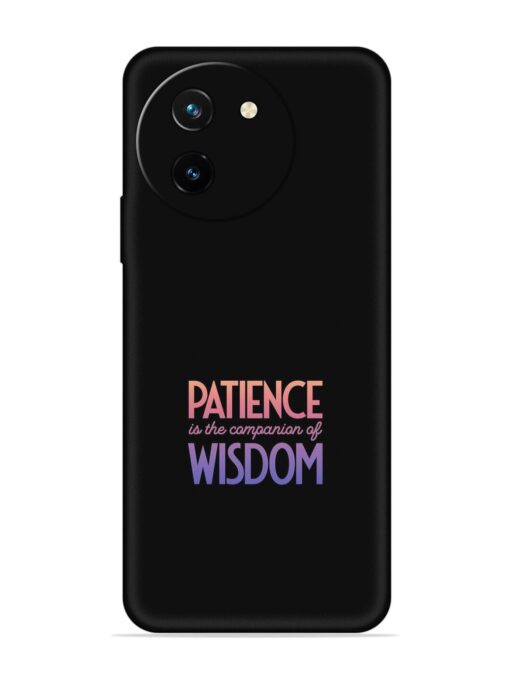 Patience Is The Embossed Soft Silicone Case for Vivo T3X (5G)