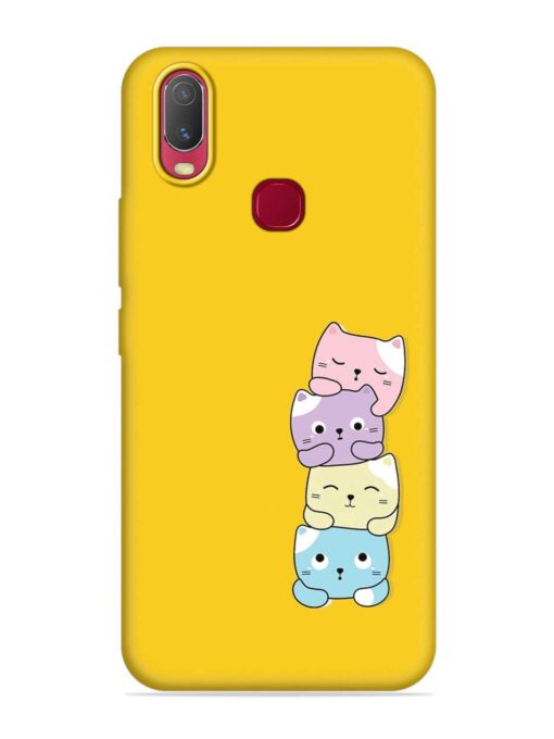 Cartoon Anime Embossed Soft Silicone Case for Vivo U10 Zapvi