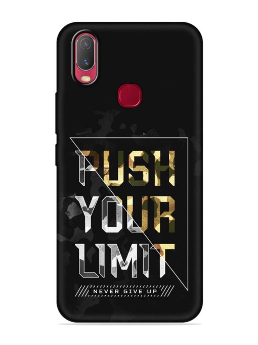 Push Your Limits Embossed Soft Silicone Case for Vivo U10 Zapvi