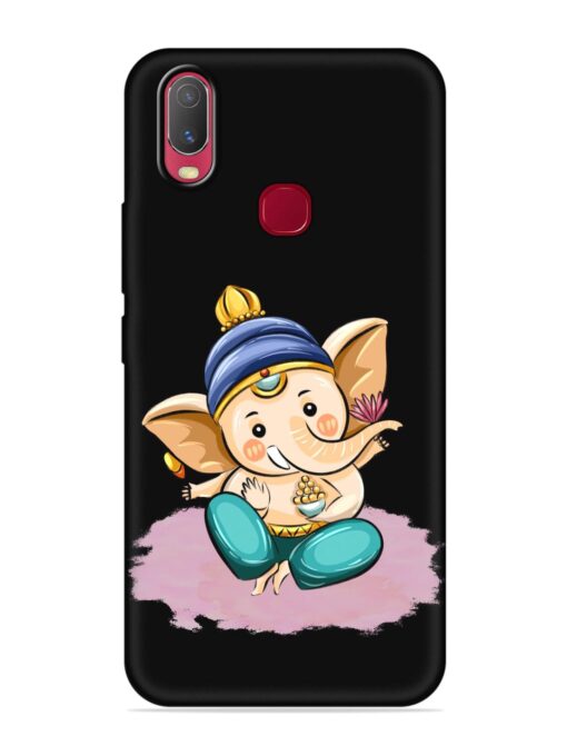 Bal Ganesh Vector Art Embossed Soft Silicone Case for Vivo U10 Zapvi