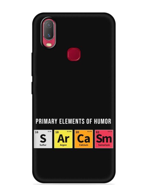 Primary Elements Humor Embossed Soft Silicone Case for Vivo U10 Zapvi