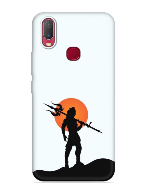 Lord Mahadev Trendy Embossed Soft Silicone Case for Vivo U10 Zapvi