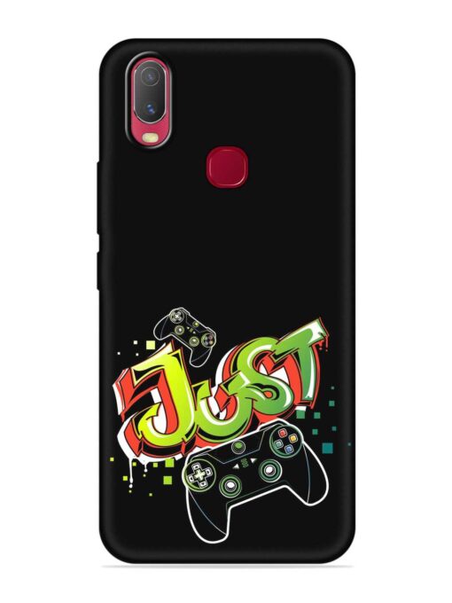 Graffiti Gamepad Illustration Embossed Soft Silicone Case for Vivo U10 Zapvi