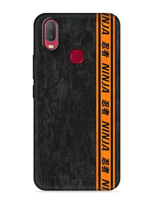 Ninja Srtips Embossed Soft Silicone Case for Vivo U10 Zapvi