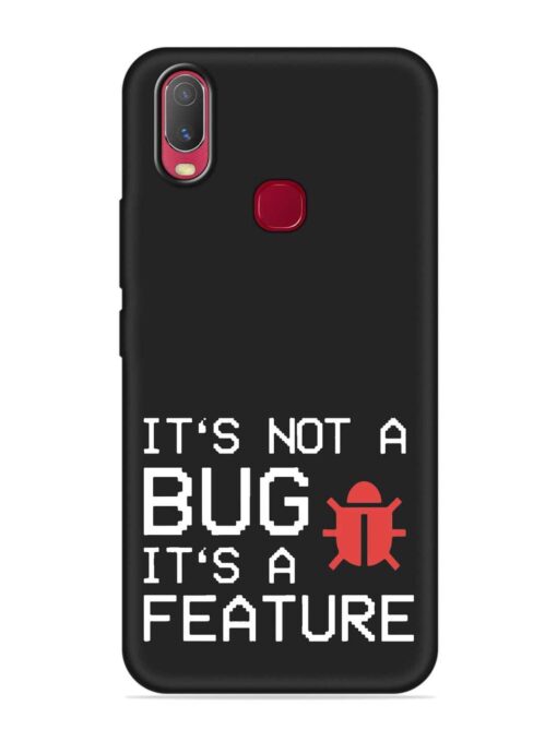 Not Bug Feature Embossed Soft Silicone Case for Vivo U10 Zapvi