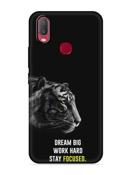 Dream Big Work Hard Embossed Soft Silicone Case for Vivo U10 Zapvi