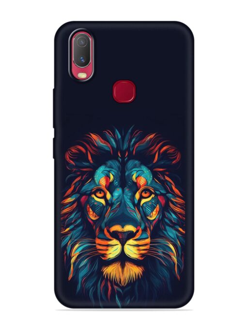 Colorful Lion Embossed Soft Silicone Case for Vivo U10 Zapvi