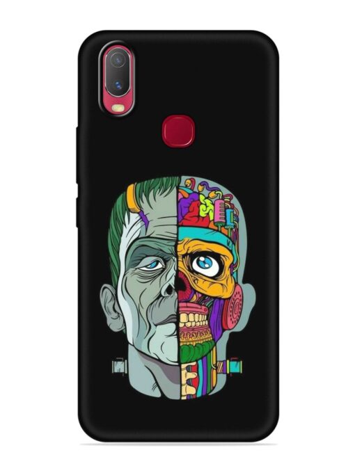 Men Vs Skull Embossed Soft Silicone Case for Vivo U10 Zapvi