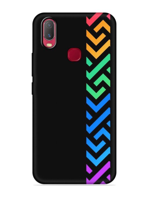 Colorshape Stripes Embossed Soft Silicone Case for Vivo U10 Zapvi