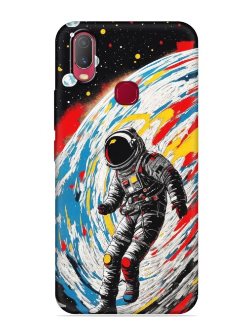 Astronaut Art Embossed Soft Silicone Case for Vivo U10 Zapvi