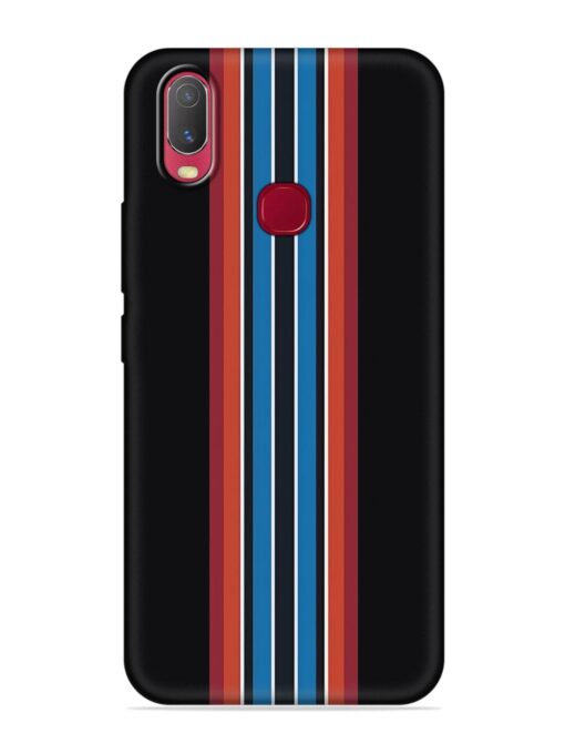 Vertical Strips Embossed Soft Silicone Case for Vivo U10 Zapvi