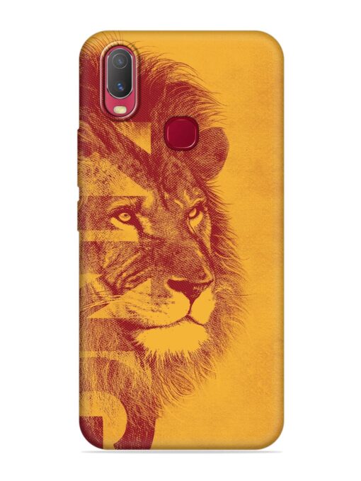 Gold Lion Crown Art Embossed Soft Silicone Case for Vivo U10 Zapvi