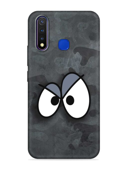 Big Eyes Night Mode Embossed Soft Silicone Case for Vivo U20