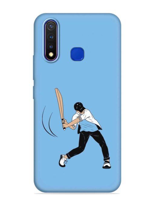 Cricket Gully Boy Embossed Soft Silicone Case for Vivo U20 Zapvi